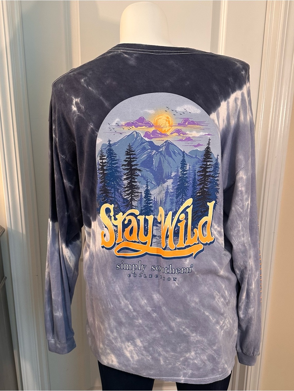 Simply Southern. Simply Southern 2X. Long sleeve tee. Tye-dye.